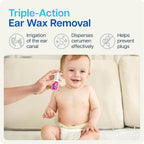 NAVEH PHARMA® CleanEars Baby Ear Wax Removal Spray — Gentle Earwax Softening for Infants & Children, Mild Non-Greasy Formula, Easy Spray Application (1.69 OZ)