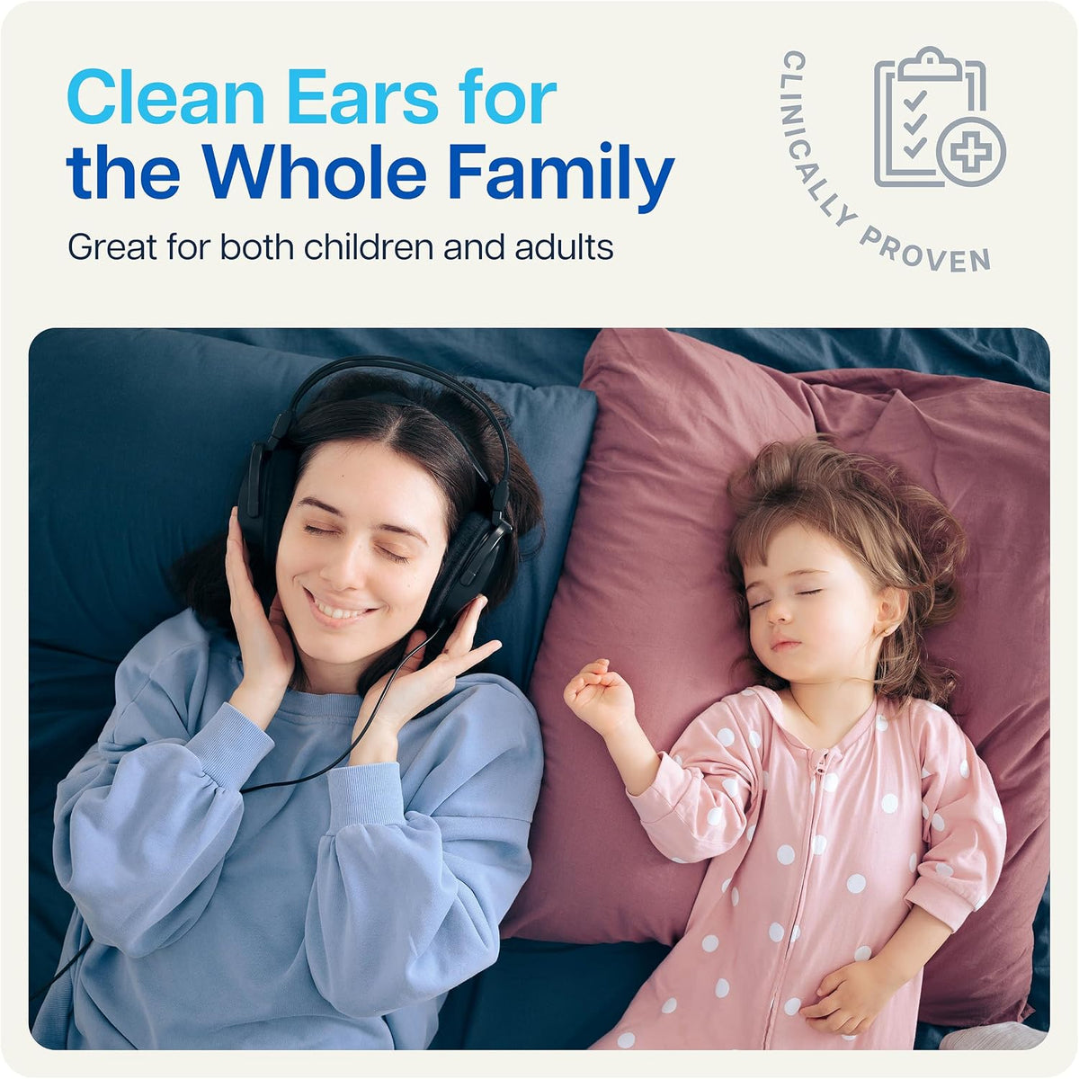 NAVEH PHARMA® CleanEars Baby Ear Wax Removal Spray — Gentle Earwax Softening for Infants & Children, Mild Non-Greasy Formula, Easy Spray Application (1.69 OZ)