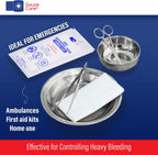 GauzeCare Sterile Abdominal- ABD Combine Pads| 50-Pack, 5 x 9 Inches| Extra Absorbent & Thick, Individually Wrapped Wound Dressing, First Aid Pads| Surgical-Grade, Nonstick- for Heavy Leakage, Post Op