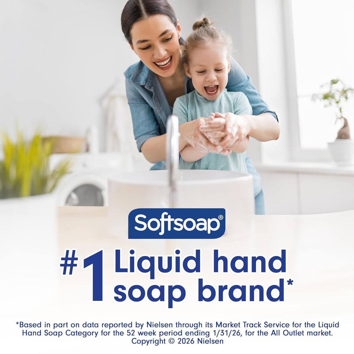 Softsoap Antibacterial Hand Soap, Cool Splash Scent, 11.25 fl oz (6 Pack) | Paraben-Free, Phthalate-Free, Washes Away Germs, Bathroom Hand Soap, Kitchen Hand Soap, Daily Handwashing, Gentle on Hands