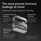 Inito Fertility Monitor & Hormone Tracker for Women | Track and Confirm Ovulation | Estrogen, LH, PdG, FSH | Includes 15 Test Strips + Free App | Wireless | Compatible with All iOS & Android Devices
