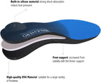 WalkHero Arch Support Inserts for Women Men, Relieve Plantar Fasciitis