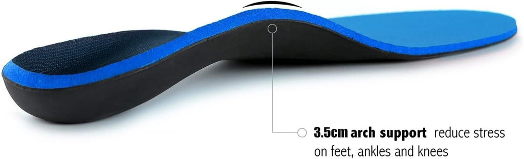 WalkHero Arch Support Inserts for Women Men, Relieve Plantar Fasciitis