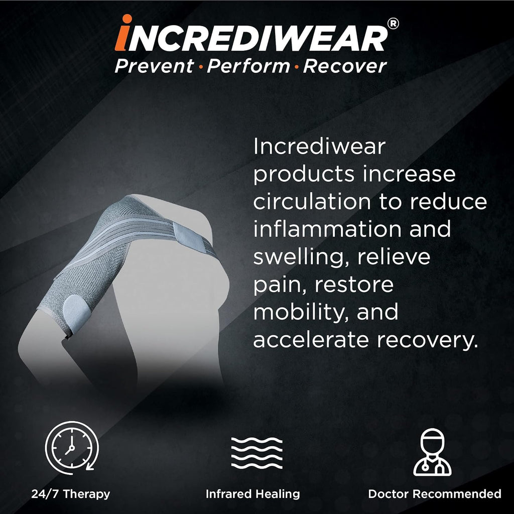 Incrediwear Shoulder Brace for Men and Women – Shoulder Support Brace Supports Shoulder Recovery & Shoulder Pain Relief, Reduces Inflammation and Swelling, Designed for Left & Right Shoulder (Large)