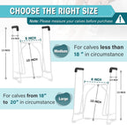 Zipcase Stocking Donner, for Medium Calves Less Than 18" in Circumference