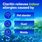 Claritin Non-Drowsy RediTabs Indoor & Outdoor Allergy Relief, Loratadine 10mg, 30 CT Tablets