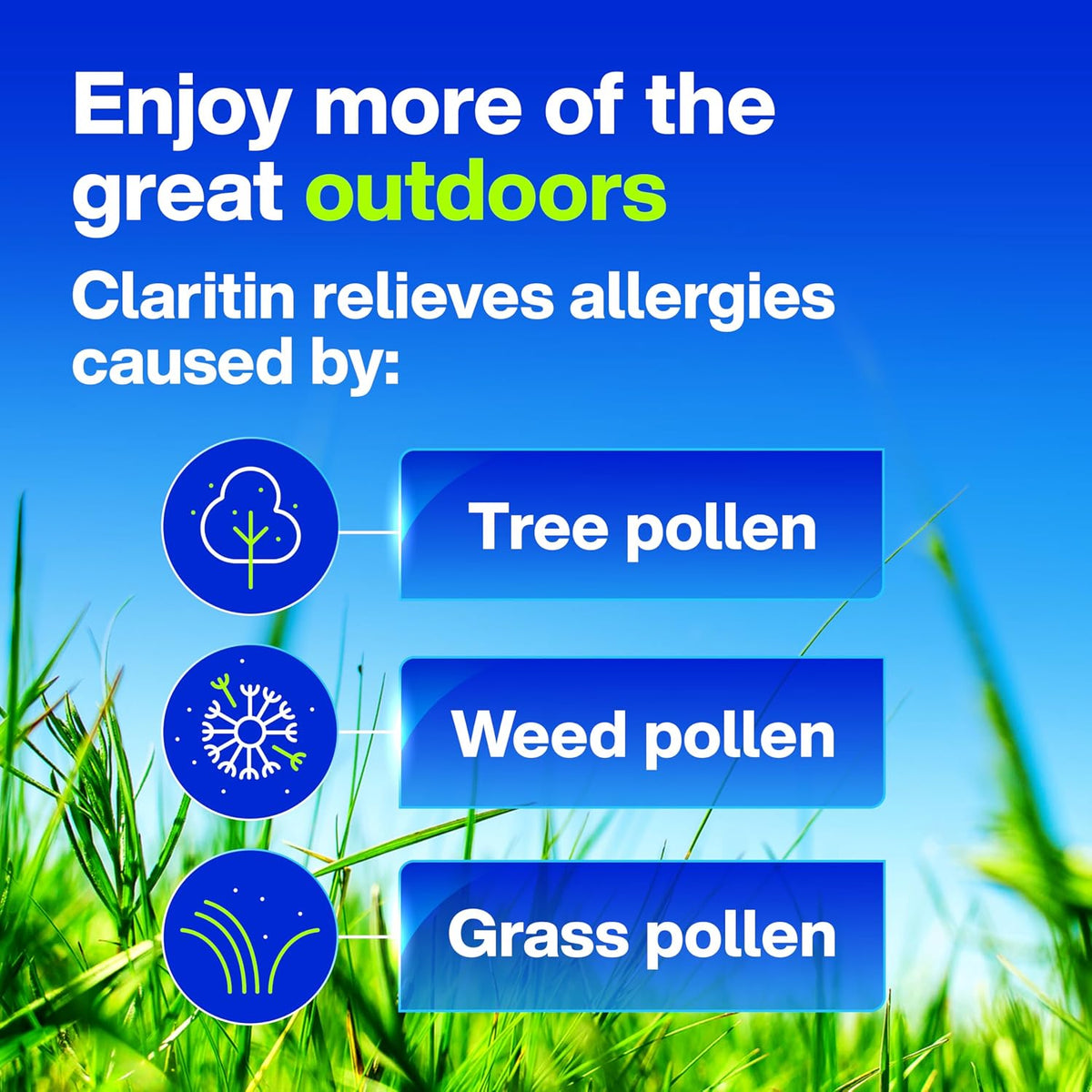 Claritin Non-Drowsy RediTabs Indoor & Outdoor Allergy Relief, Loratadine 10mg, 30 CT Tablets