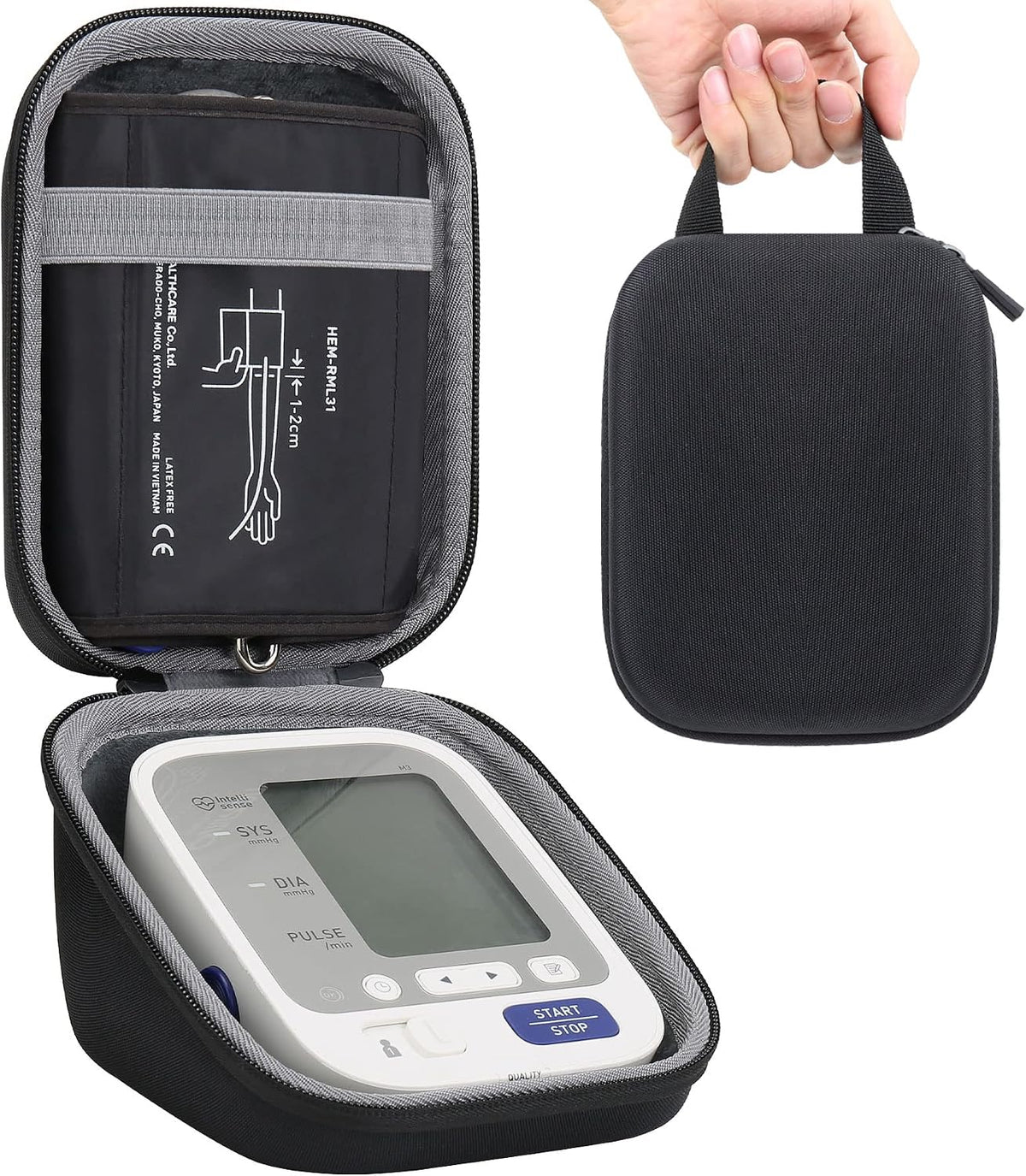 co2CREA Hard Case for OMRON 5 Series BP742N / Bronze BP5100