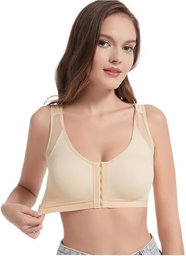 Adjustable Front Closure Bras for Women Post Surgery Bra Compression Tank Top Posture Corrector Shapewear Top
