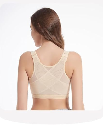 Adjustable Front Closure Bras for Women Post Surgery Bra Compression Tank Top Posture Corrector Shapewear Top