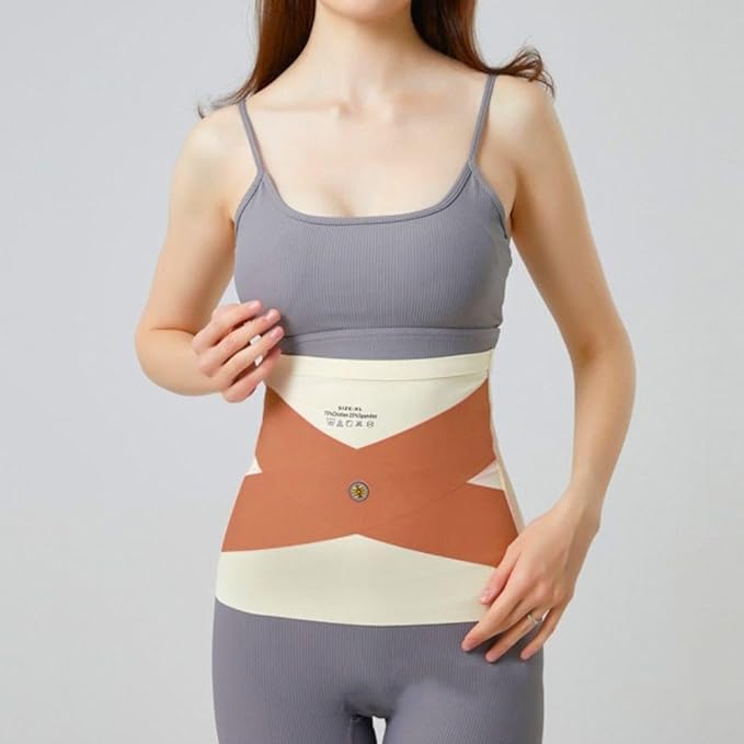 High Waist Body Shapewear, Tummy Control Compression Belt, Postpartum Abdominal Belt, After Delivery,Post Pregnancy Tummy Reduction Belt,C-Section Abdomen Binder,,Belly Support Band for women.(Beige)