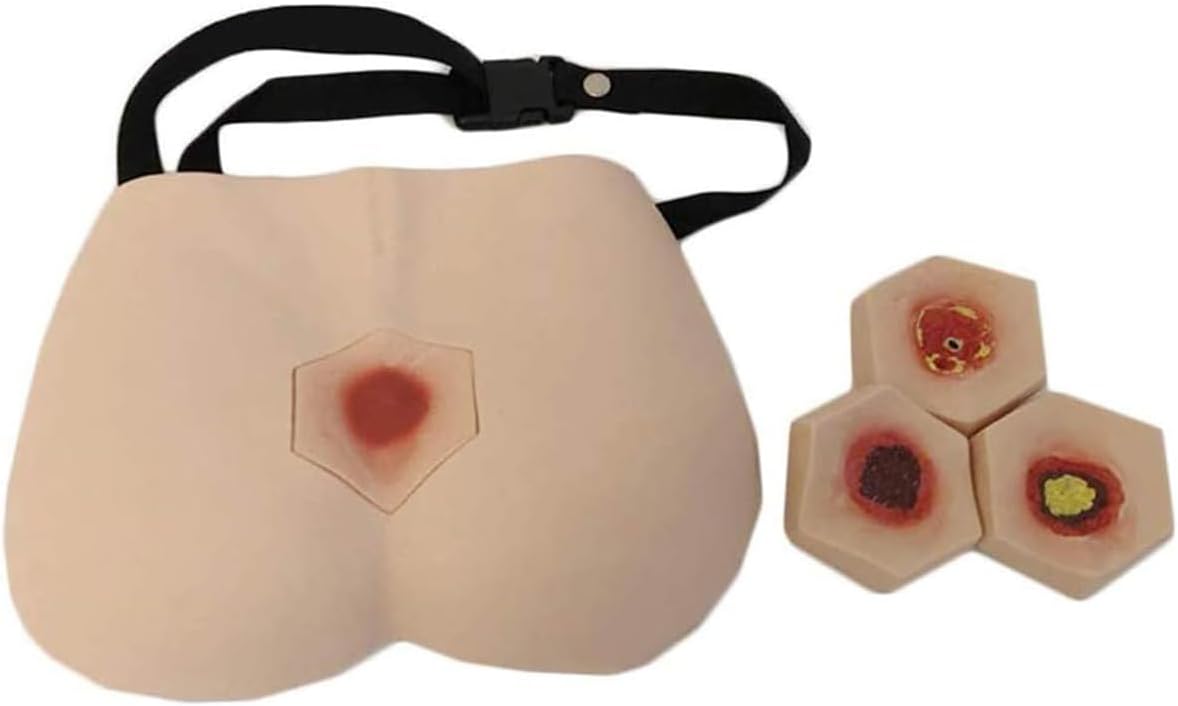 Model Nursing Decubitus Advanced 4Stages Escares Model Anatomical Care Ulcers Decubitus Simulator Pressure Ulcers Model Nursing Wound Care Decubitus Practice Model