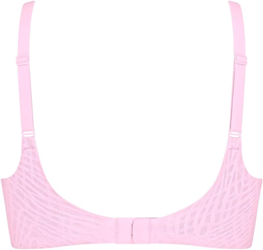 Sloggi Zero Feel Bliss The Up P Bra Padded Bra, Floral Pink, M Women