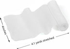 10 Roll Gauze Bandage Rolls Elastic Stretch Gauze Rolls Medical Gauze Stretch Roll Tape Self-Adherent Tape Pressure Wrap Bandage Rolls First Aid Tape Conforming Stretch Gauze Bandage Rolls,10cmx4.5m