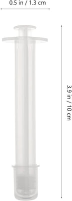 SUPVOX 20 Pieces Disposable Lubricant Applicator Injector Syringe for Vaginal
