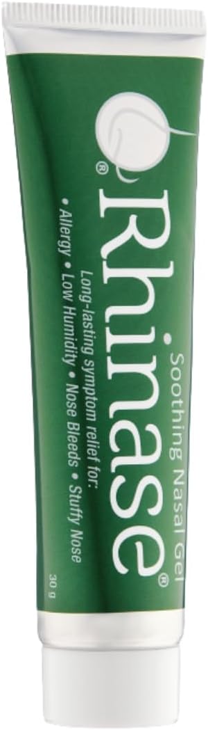 Rhinase Allergy Relief Lubricating Nasal Gel – Dual Salt, Steroid-Free Formula for Moisture & Comfort | Ideal for Swimmers & CPAP or Oxygen Therapy Users | Safe for Children | 1 oz