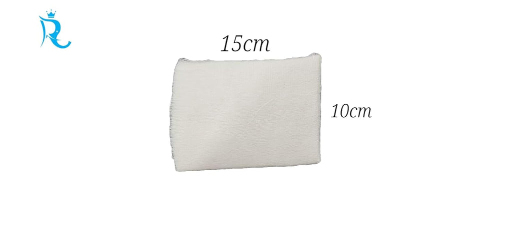 Sterile Absorbent Cotton Combine Dressing Pad | Dressing Pad for Wound Dressing/First Aid/Home (10x15cm) (Pack of 25)