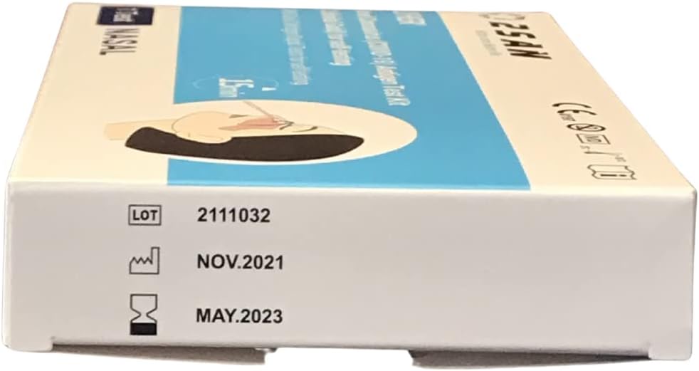 2San COVID-19 Antigen Rapid Test Kit, 15-Minute At-Home Nasal Swab Self-Test, Easy and Non-Invasive COVID-19 Detection, 1 Pack