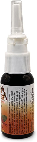 Sinus Plumber Pepper Nasal Spray – Natural Sinus & Allergy Support – Original Formula - 1 fl oz