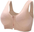 Women's Post-Surgical Front Close Recovery-Sleep Zipper Bra