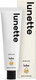 Lunette Water-Based Lube pH Balanced Personal Lubricant for Men, Women & Couples - Vaginal & Anal Lube, Easy Clean-Up, Toy Friendly, Condom Safe, lubricant for Menstrual Cups, Discs, 100ml 3.4 Fl Oz