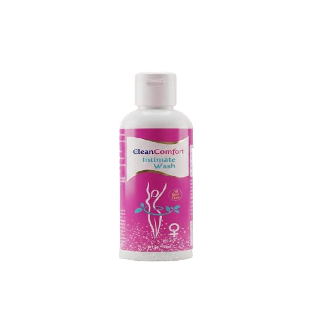 DMM Store CleanComfort Intimate Wash for Women, pH 3.5 Balanced Formula, Sensitive Skin, Daily Feminine Hygiene with Natural Extracts, 100ml