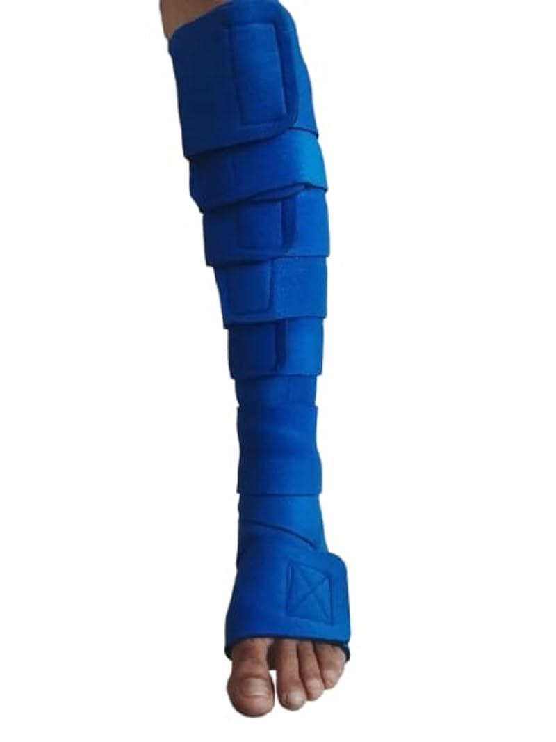 Below knee Compression Wrap with Multiple Adjustable Straps, Class 2 Medical Support (SINGLE LEG)