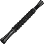 YANSYI Professional 9-Roller Deep Tissue Massage Stick - Portable Muscle Recovery Roller for Athletes, Relieves Post-Workout Soreness & Leg/Back Pain - Portable Physio Tool (Gray)