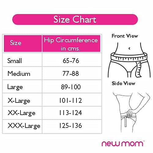 New Mom Disposable Pad Fixator Panty for Maternity Use | Soft, Stretchable & Leak-Proof Postpartum Underwear | Secure Fit for Maternity Pads | Breathable & Comfortable | 10pc (2 * 5, Large)