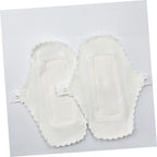 Healeved Menstrual Pads Reusable Waterproof 6 Pieces Washable Sanitary Towels with Comfortable Button for Women Daily and Travel Use 7.08X5.11X0.19In