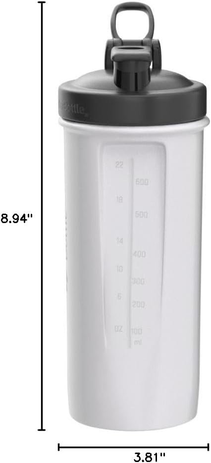 BlenderBottle Classic V2 Plastic Shaker Bottle 28 oz Clear/Black