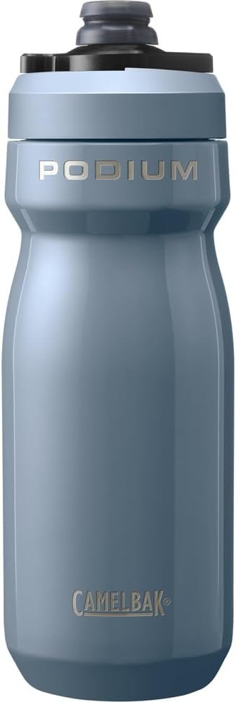 CamelBak Podium Stainless Steel Water Bottle 18oz, Pacific | Cold Hydration That Lasts on Long Rides, Durable Stainless Steel for Daily Riding, Fast Drinking Without Squeezing
