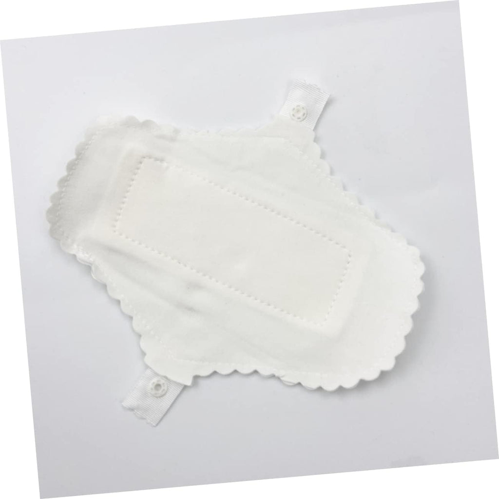 Healeved Menstrual Pads Reusable Waterproof 6 Pieces Washable Sanitary Towels with Comfortable Button for Women Daily and Travel Use 7.08X5.11X0.19In