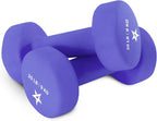 Yes4All Neoprene Dumbbells, Pairs and Sets with Rack for Home Workouts