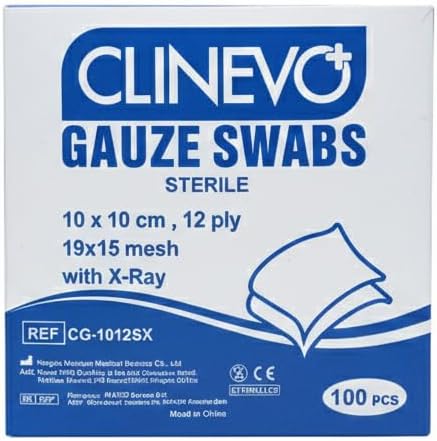 Gauze and Wound Dressings Sterile 10 cm 100 pieces