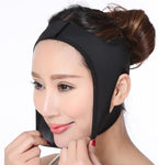 Post Surgery Neck and Chin Compression Garment Wrap Bandage, Face Slimmer, Jowl Tightening, Neck Coverage, Chin Lifting Strap (M)