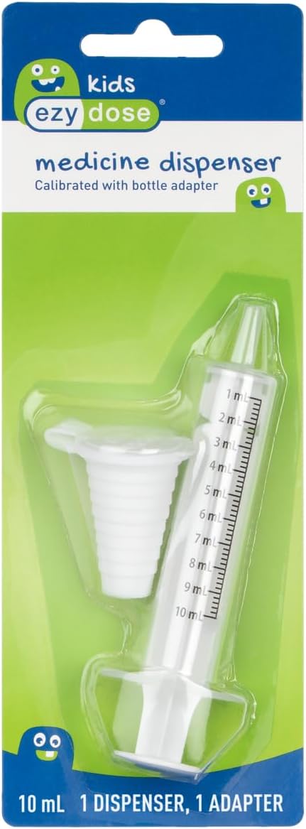 Ezy Dose Kids Oral Syringe & Medicine Dispenser, 10 mL 2 TSP, BPA-Free