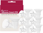 Rumble Tuff Slim Cups Wearable Collection Cups 24mm for Electric Pumps | Fits Most Electric Breast Pumps, BPA Free, Leak Resistant, Hands Free Pumping, Soft Silicone, Includes Inserts