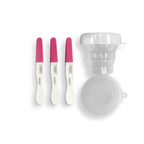 NORY EarlyCheck Pregnancy Test Kit – 4 Day Sooner Pregnancy kit ( Pack of 3) with 1 Urine Container – Ultra-Sensitive Detection at 10 mIU/mL – Results in Under 1 Minute – Detects Pregnancy 4 Days Early