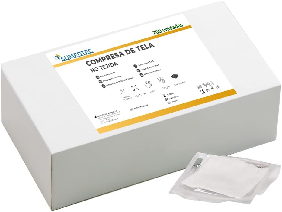 200 Sterile Gauze 3" x 3" Wound Care Sponges Medical First Aid Supplies Pack of 200 Individually Packed