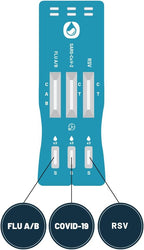 TouchBio RSV Flu A/B & COVID-19 Rapid Antigen Test- For Self-Testing | 02 Test Kit