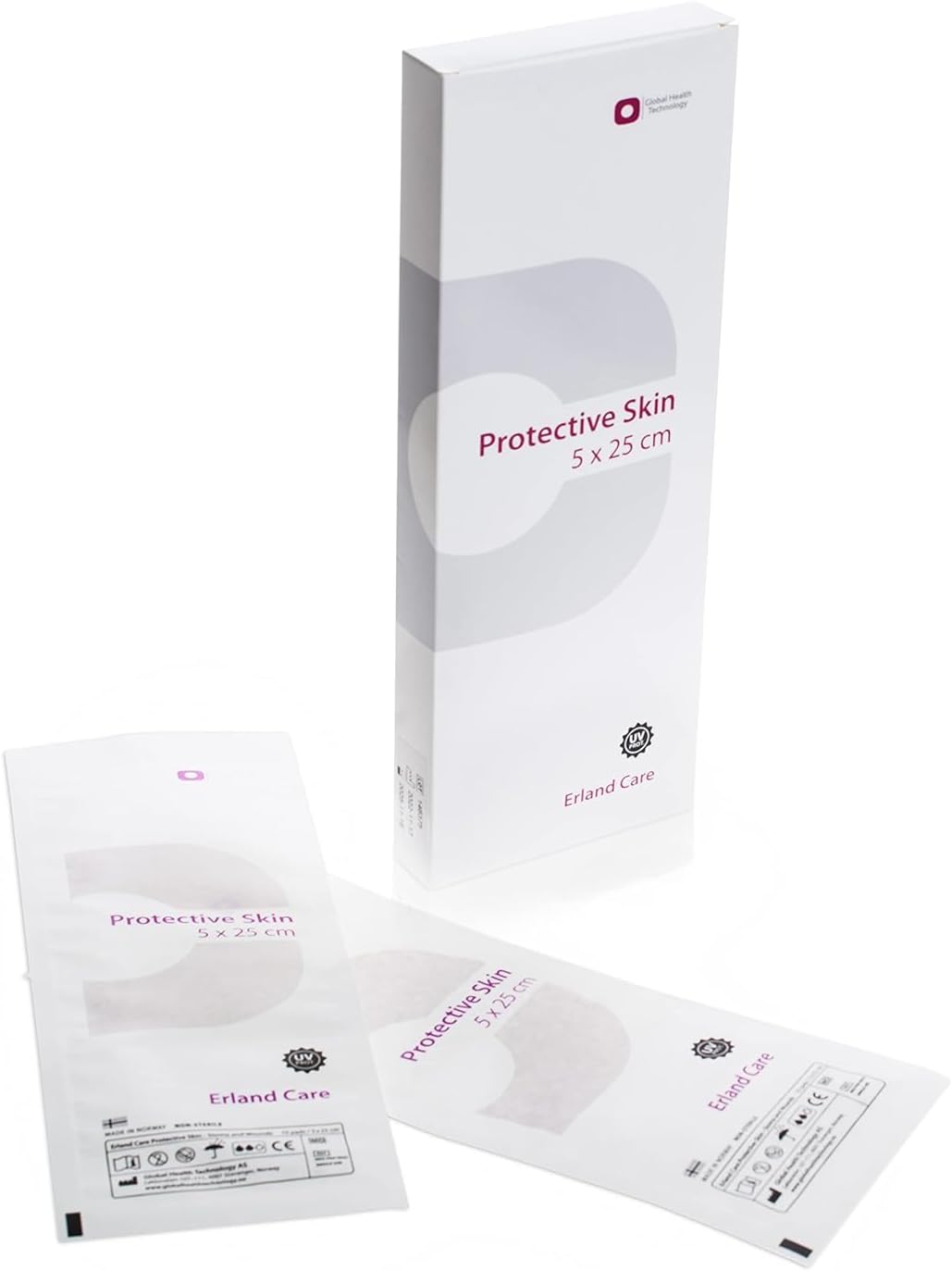 Protective Wound Care Supplies Breathable Silicone 25 cm 10 pieces