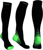 Physix Gear Compression Socks 20-30 mmHg - Men & Women - Running, Nurses, Shin Splints, Flight, Travel