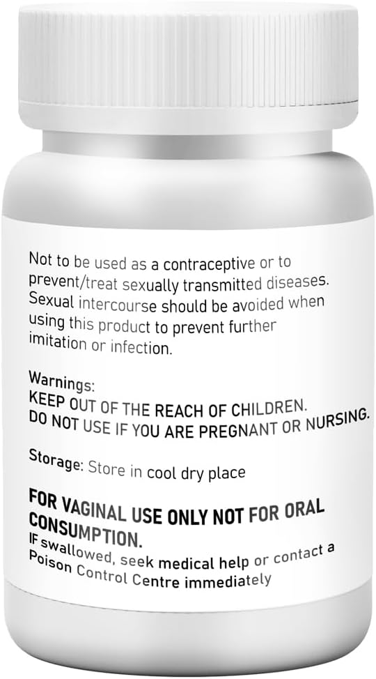 Suppositories for Women, Vaginal Suppositories for Healthy pH Balance & Odor Control | Discomfort Hygiene Products | Feminine Intimate Health (40 Count)