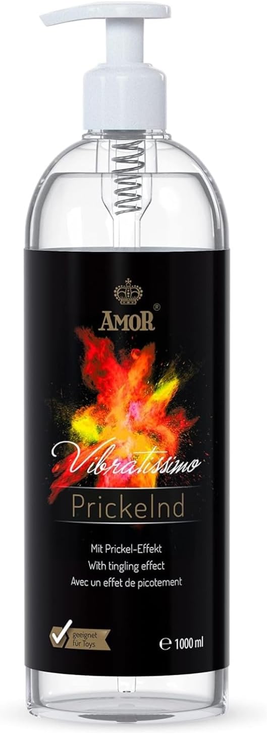 Vibratissimo Play Gel Stimulant 1000 ml | Lubricant with Stimulating Effect | Water-Based Lubrication | Lubricant Gel Suitable for Silicone Toys and Latex Condoms
