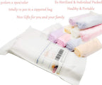 Disposable 100% Pure Cotton Underwear Travel Panties High Cut Granny Briefs White/Multicolor (10 Pieces)