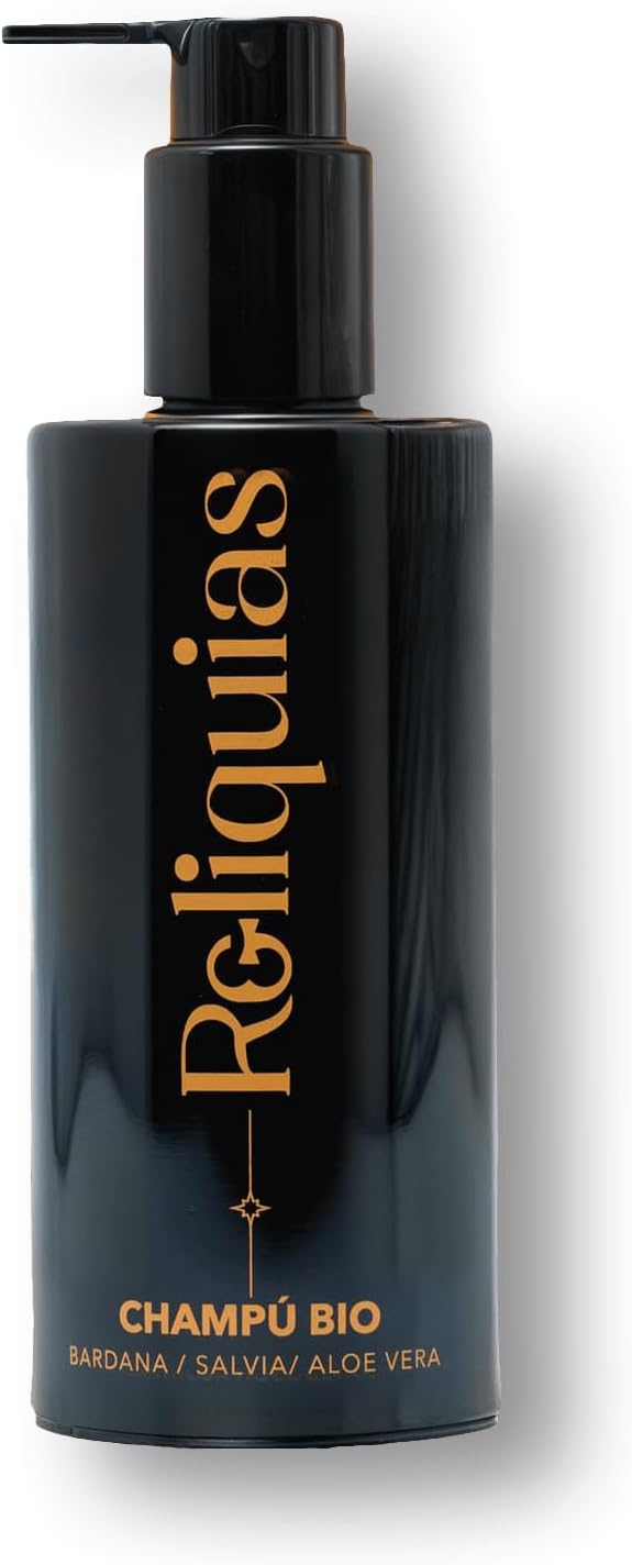 Reliquias Natural Shampoo with Burdock, Sage, Nettle and Aloe Vera | Oily Hair | Gentle and Revitalizing Cleansing | Sulfate and Paraben Free | 200 ml