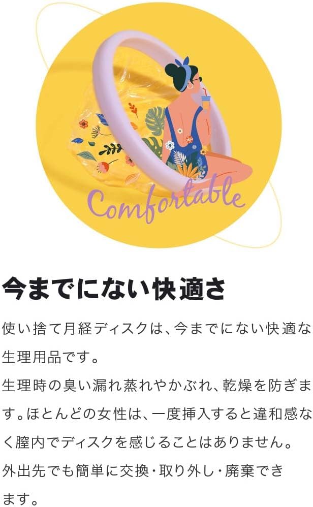 Menstrual Discs Disposable 8 pieces 2 boxes
