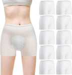 ACWOO Disposable Postpartum Panties – Set of 10 Mesh Panties for Maternity and Recovery, Underwear with Elastic Fabric