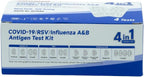 Rapid Antigen Test (RAT) 4 in 1 Kit - Tests for COVID-19, RSV, Flu/Influenza A&B (4 pack)